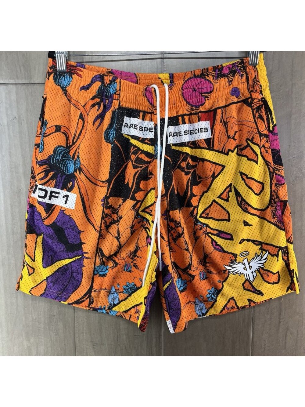 Puma LaMelo Men's Phoenix Basketball Shorts Orange Glow Size Large 630689-02